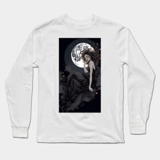 Moon Goddess Long Sleeve T-Shirt